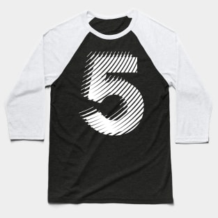 blurred 5 Baseball T-Shirt